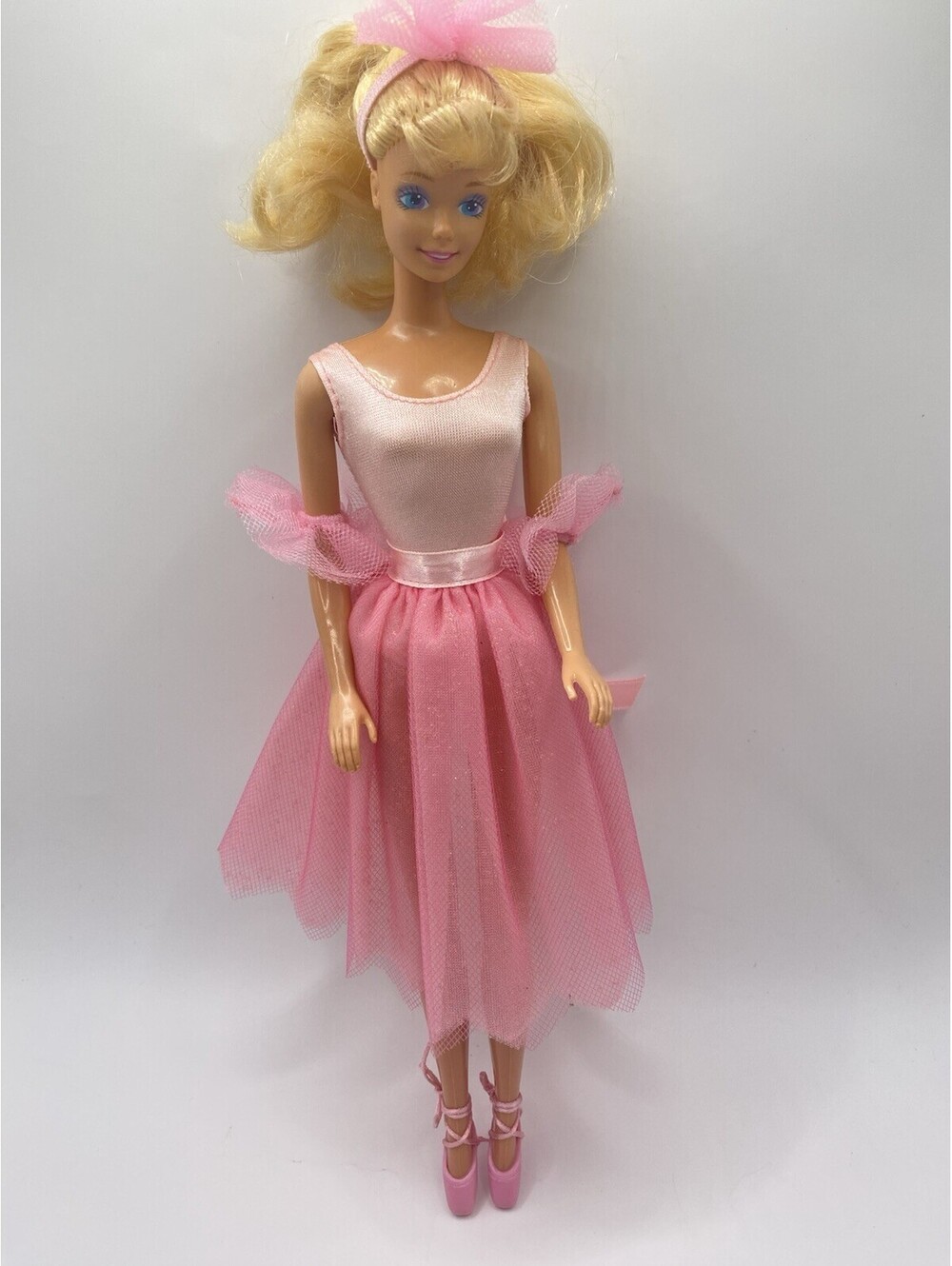 1986 My First Barbie Ballet Doll Mattel #1788 Blonde Pink Tutu B15